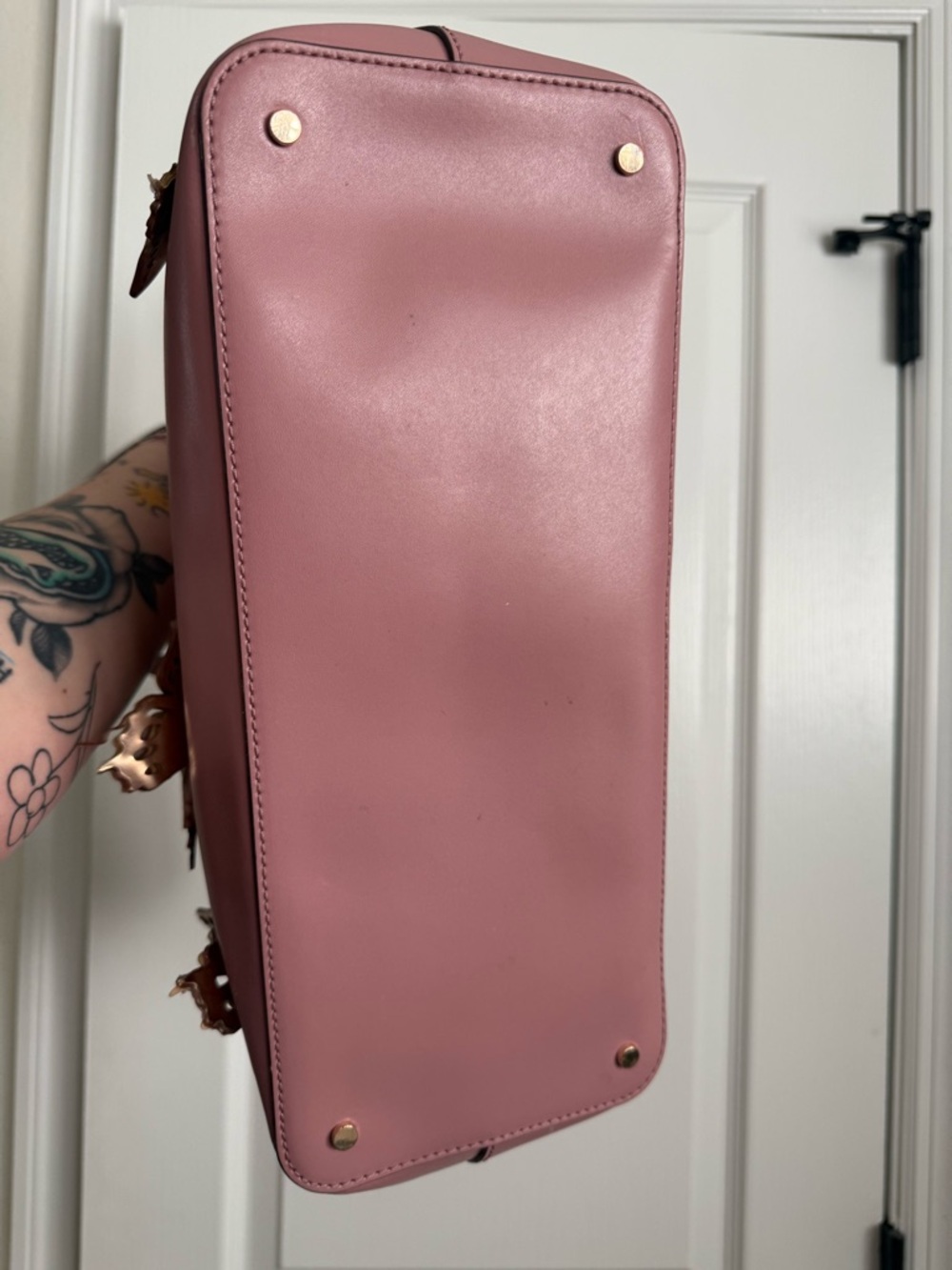 kate spade Pink Leather Butterfly Tote - Picture 6 of 9